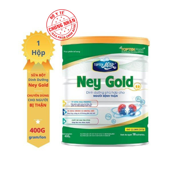 Sữa dùng cho người suy thận,thận hư,chạy thận ney gold 400g TOPTEN Milk