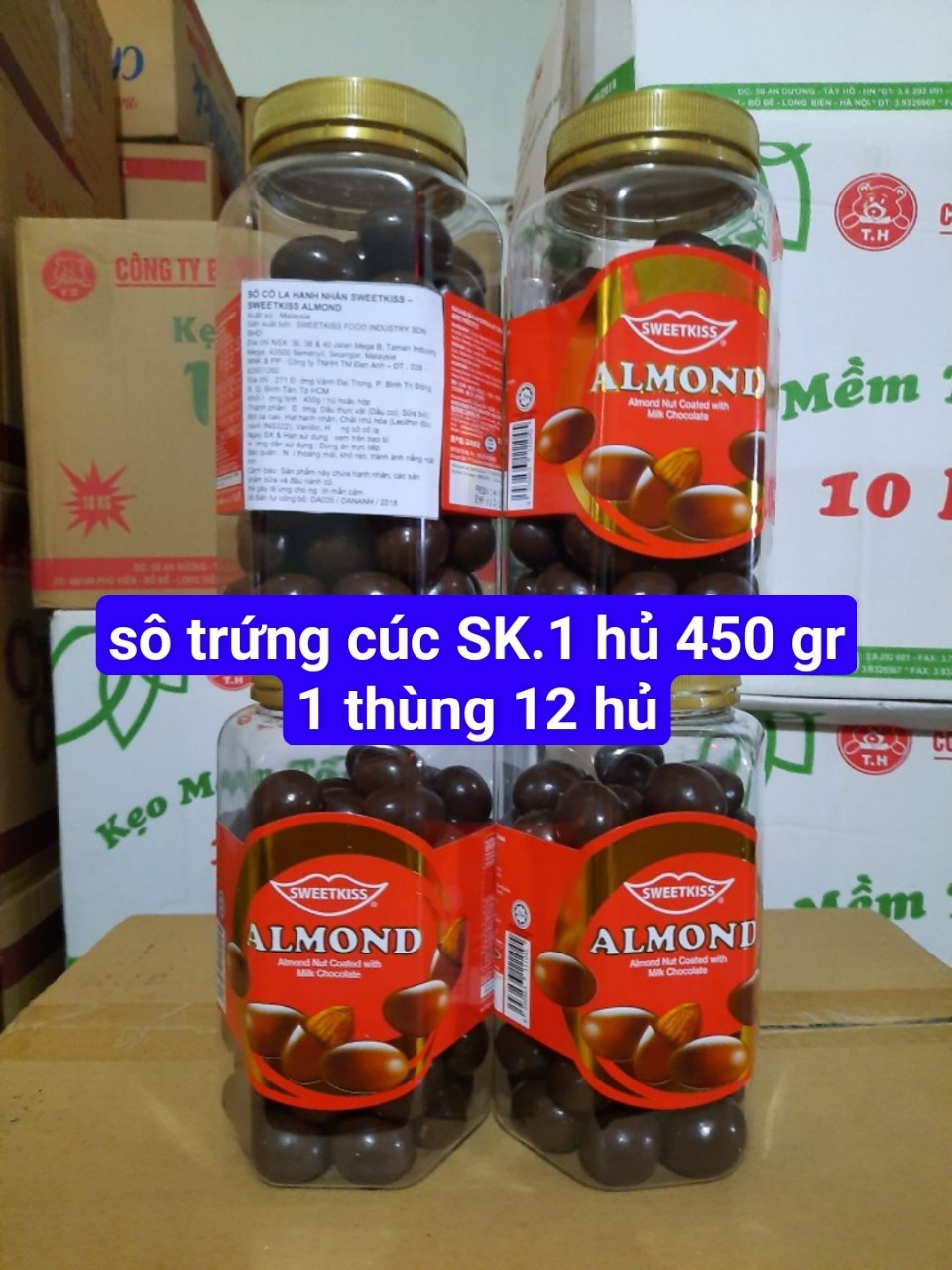 Socola Hạnh nhân ROYAL Malaysia dòng cao cấp hộp 450g