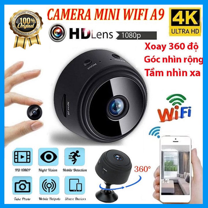 A9 Camera Mini Tầm Nhìn Ban Đêm Camera IP 1080P HD Máy Quay Mini Giám Sát Không Dây Camera WiFi Máy Quay Video