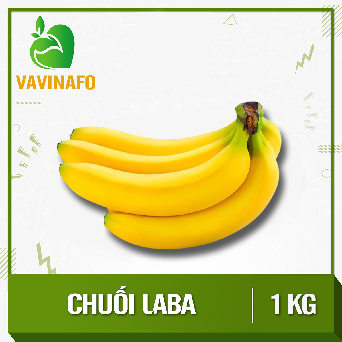 Hcm - chuối laba (1 kg) (giao xanh/chín ngẫu nhiên tùy đợt hàng) - [giao nhanh tphcm]