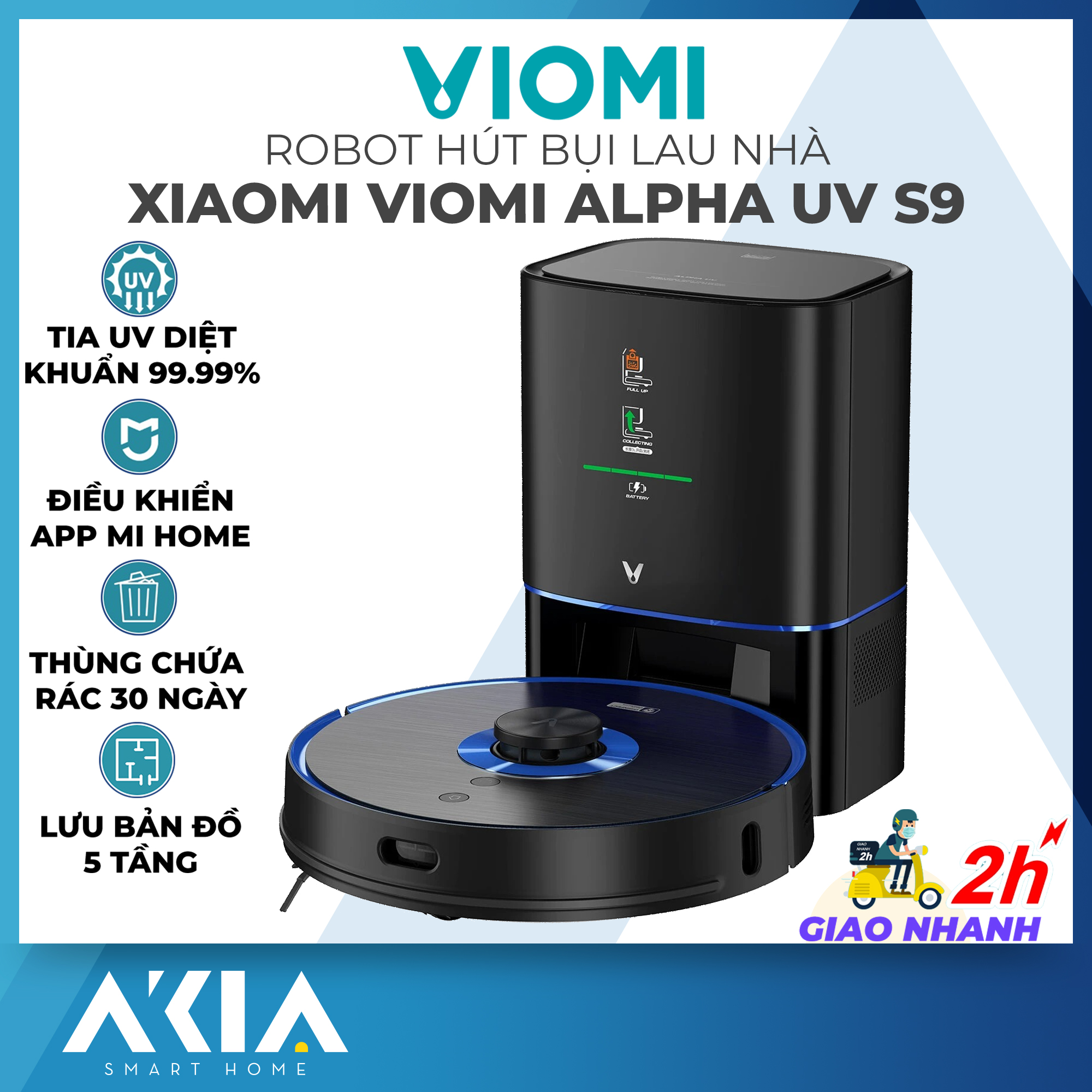 Viomi Alpha UV S9 Steri-cleaning Expert is equipped with UV serialization