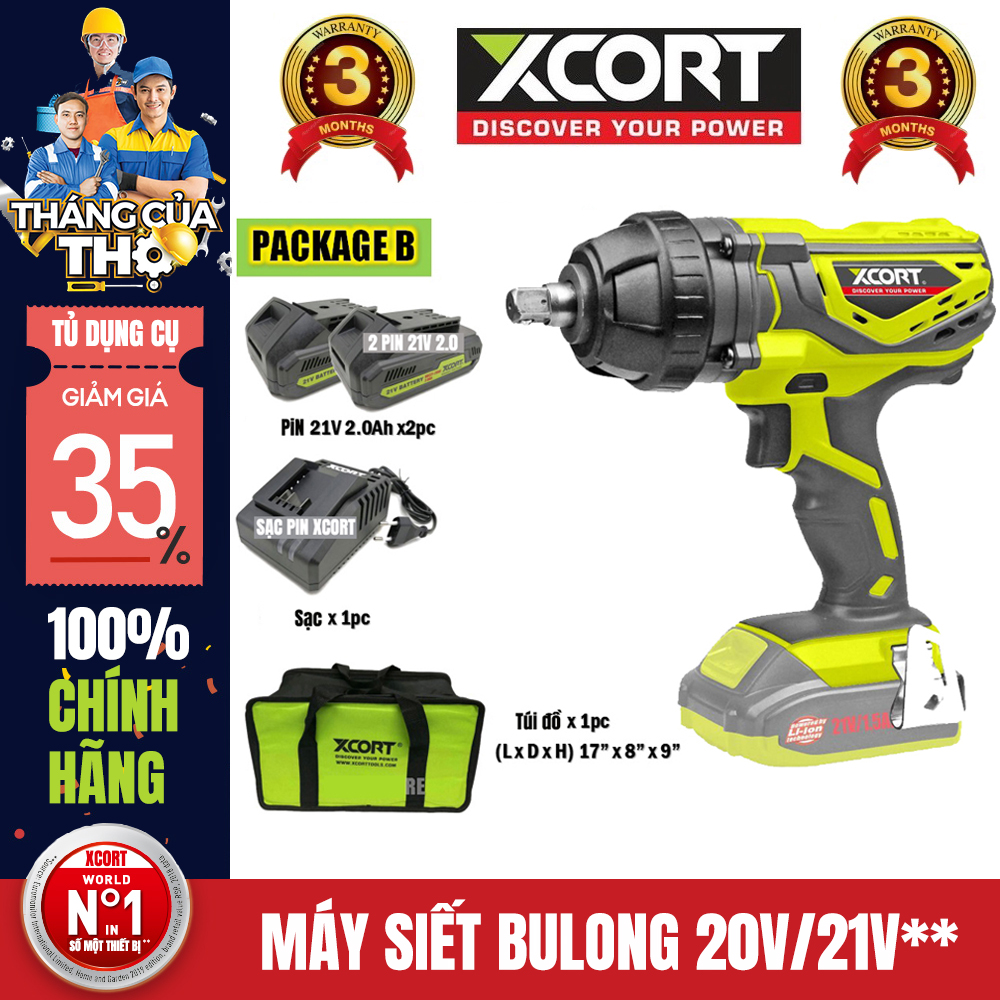 Máy siết bulong - máy siết ốc dùng pin 20v max - máy cực khỏe