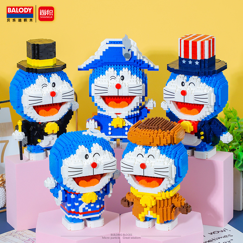 Đồ chơi ráp hình doraemon doremon nhiều mẫu dễ thương cute mon0187