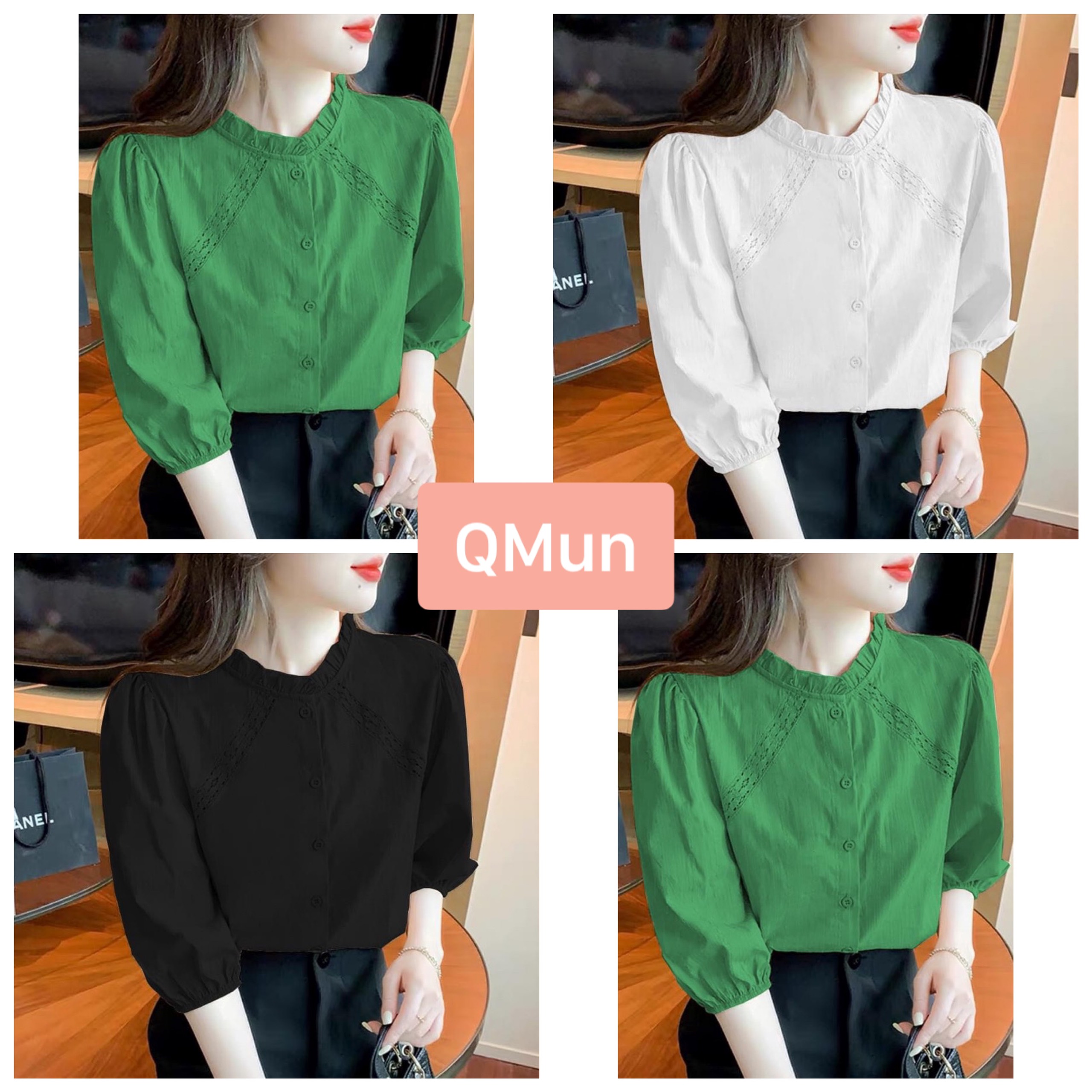 Áo babydoll, áo sơ mi phong cách sang chảnh tiểu thư - SMPR