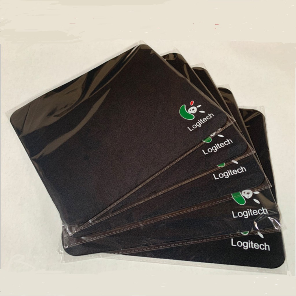 [HCM]Miếng Lót Chuột Bàn Di Chuột Logitech Hình Chũ Nhật Màu Đen