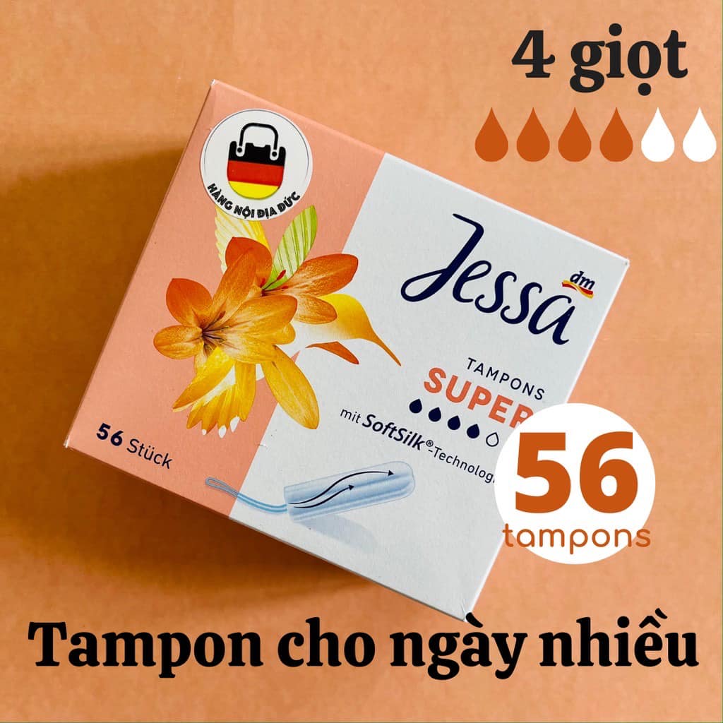 Tampon jessa –hàng đức băng vệ sinh dạng nút - cứu tinh của phụ nữ