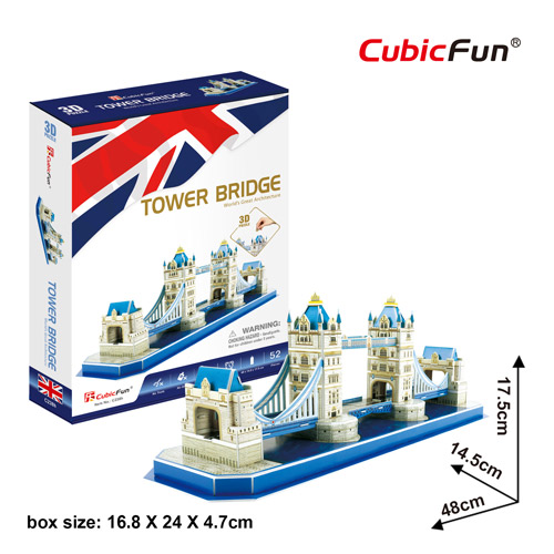 Mô hình giấy 3D CubicFun - Cầu tháp London - UK C238h