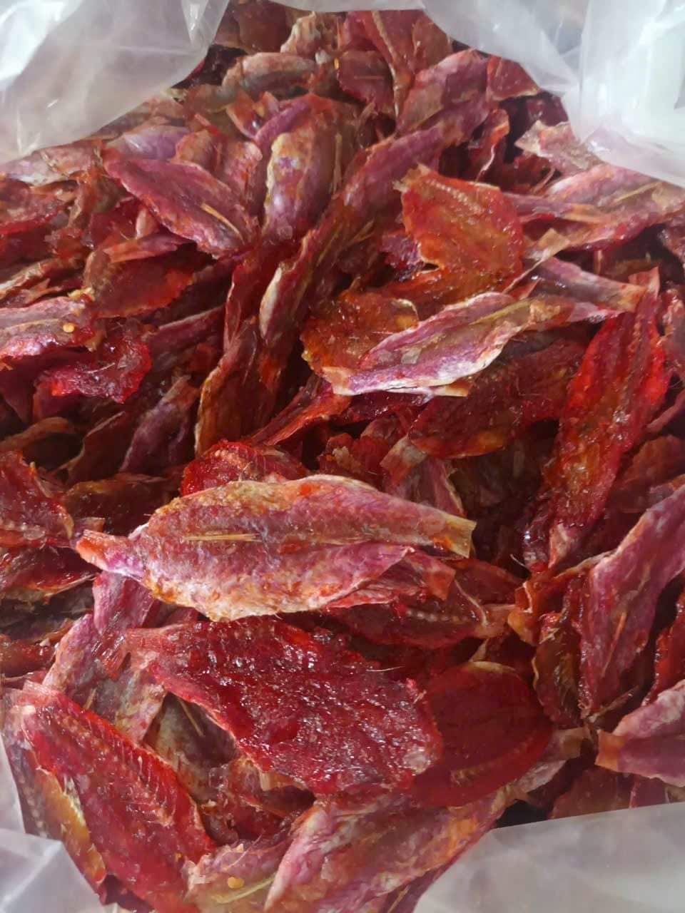 khô cá phèn đỏ ướp gia vị vừa ăn, hàng thơm ngon chất lượng