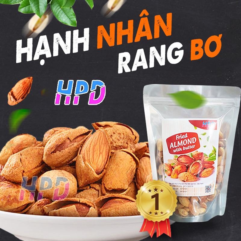 500g Hạnh nhân rang bơ vỏ mỏng, Hạnh nhân thơm, ngon, bổ,rẻ, Hạnh nhân cao cấp, Ngon tuyệt đỉnh đóng gói 500g