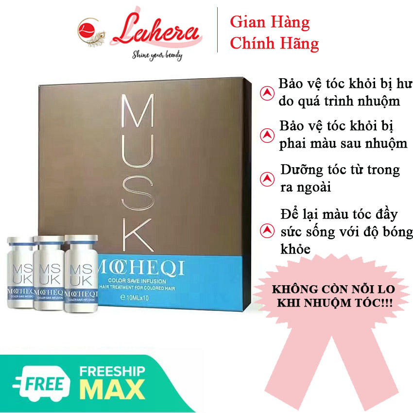 Tinh chất khóa màu tóc giúp tóc nhuộm sáng bóng khỏe đẹp lâu phai màu Musk -Llahera TQMP05