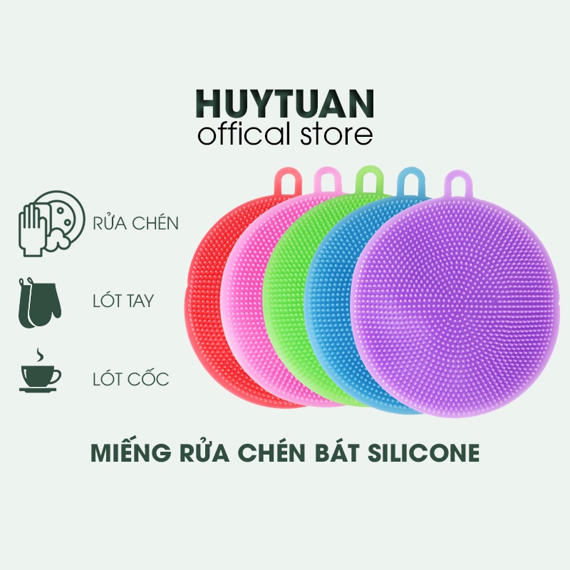 Rửa chén silicon đa năng