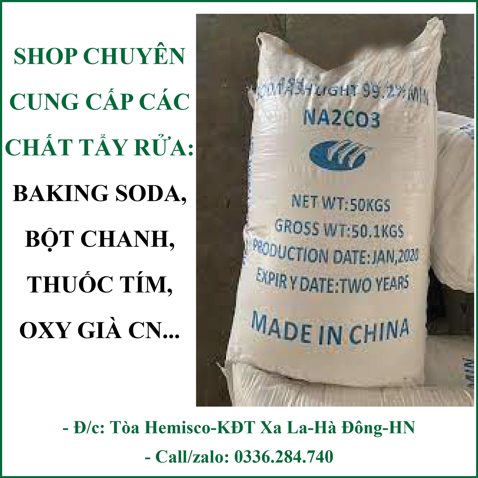 1kg - Bột Soda Công nghiệp, Công Dụng Tẩy Rửa, Nguyên Liệu Sản Xuất Xà Phòng, Dệt Nhuộm