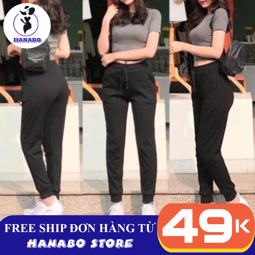 Quần joger nữ len tăm bo gấu lưng thun_quần jogger len tăm nữ hàng chuẩn loại 1 qg06, mặc cực kỳ thoái mái, phù hợp với mọi lứa tuổi