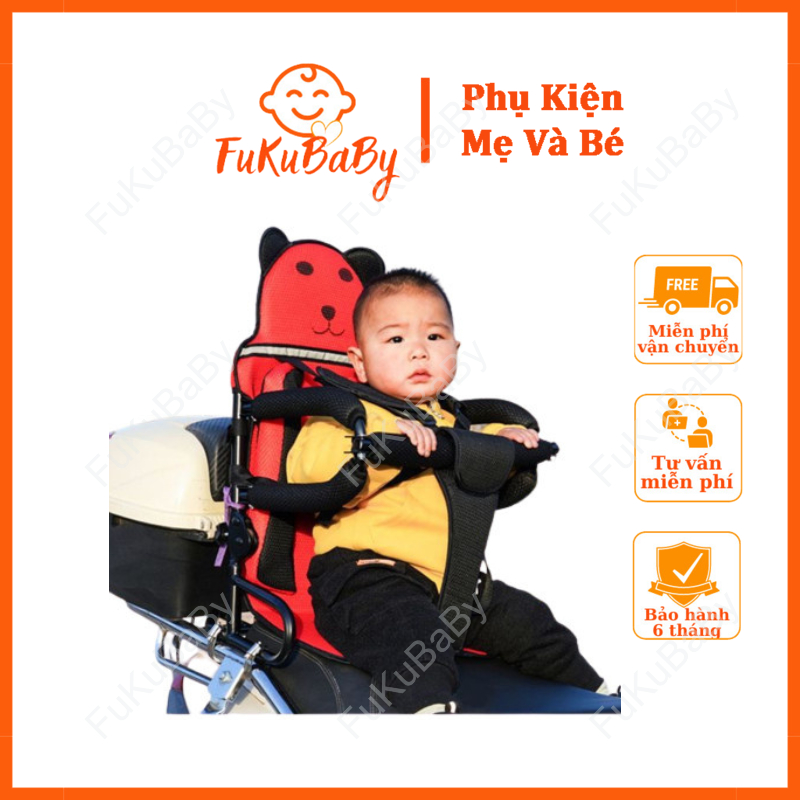 KH89-Khung ghế bảo vệ ngồi sau xe máy, xe máy điện gấp gọn, mở được cốp xe