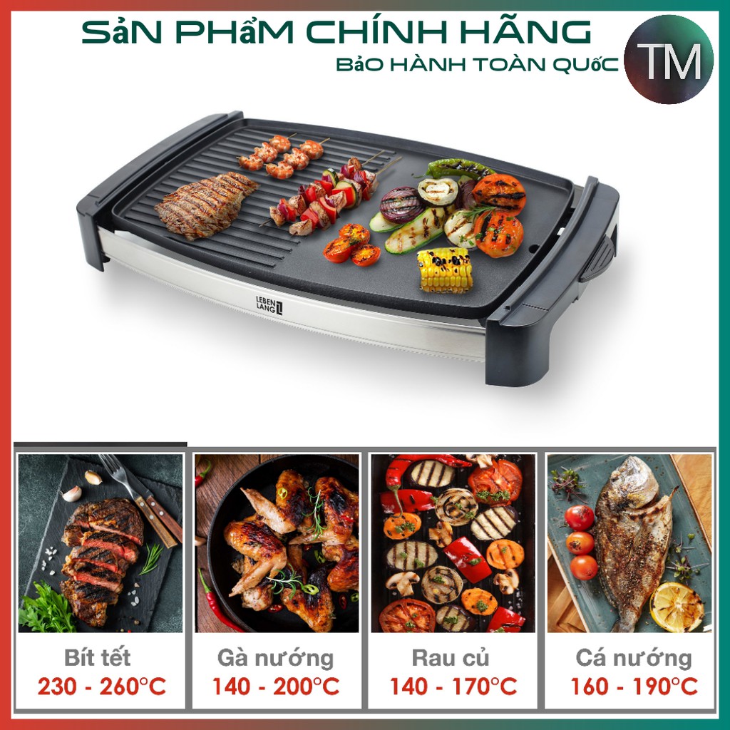 Bếp nướng điện không khói LEBENLANG LBG8588 2200W,Bếp Nướng Điện Lebenlang,Bếp nướng điện không khói,Bếp nướng Lebenlang Không Khói Chính hãng LEBENLANG Đức,hàng cao cấp nướng chống dính,nướng nhanh,tiện lợi,sang trong