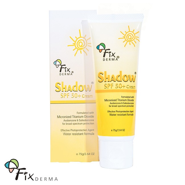 Kem chống nắng phổ rộng Fixderma Shadow Spf 50+ Cream 75g