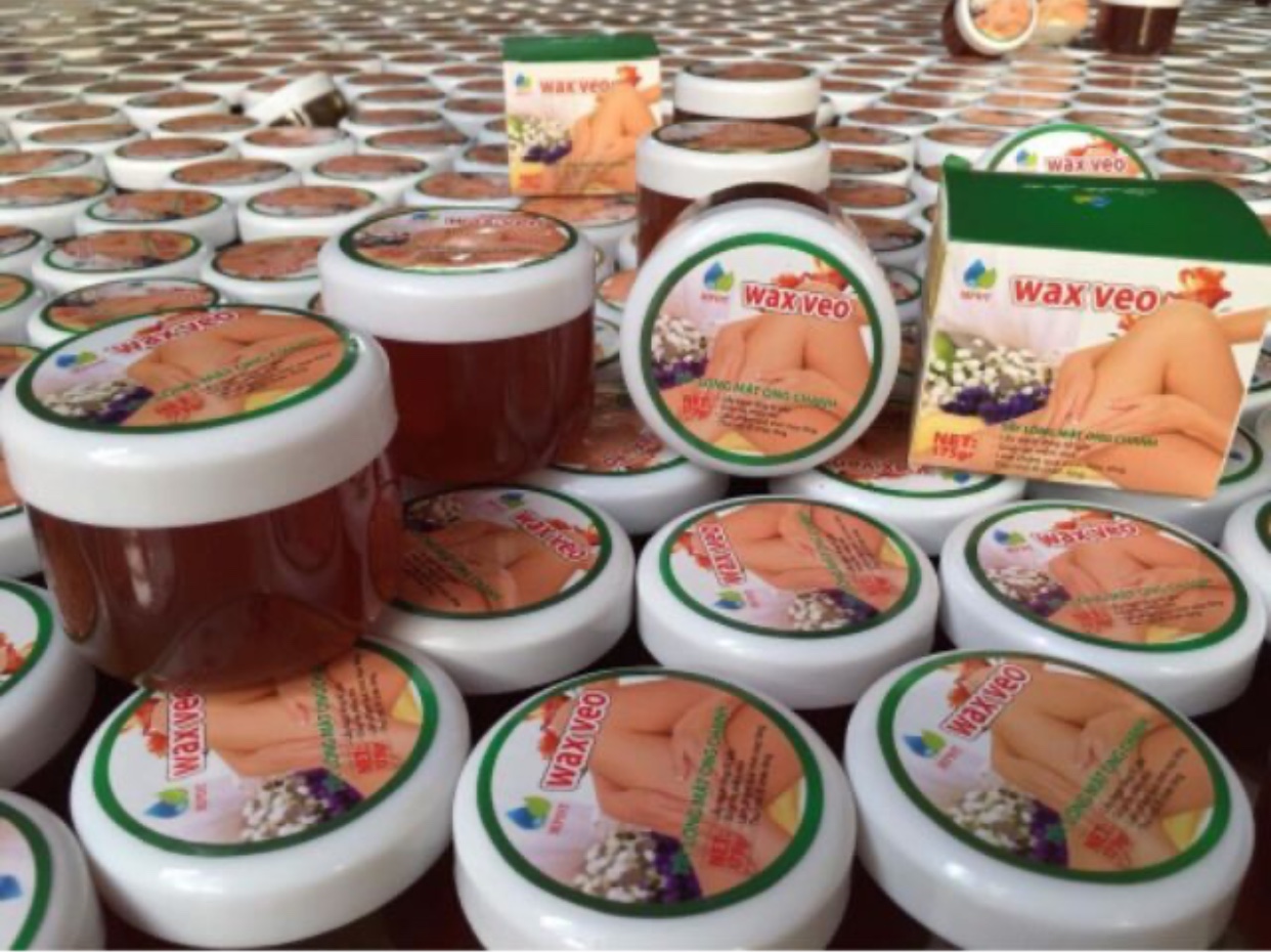 [tặng que và giấy] wax veo tinh chất mật ong có thể dễ dàng wax tại nhà