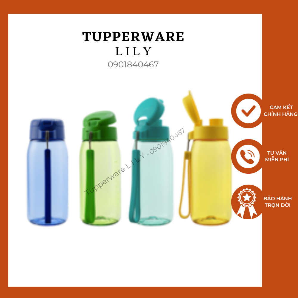 Bình nước Lohas Flask 550ml - Tupperware nhựa nguyên sinh