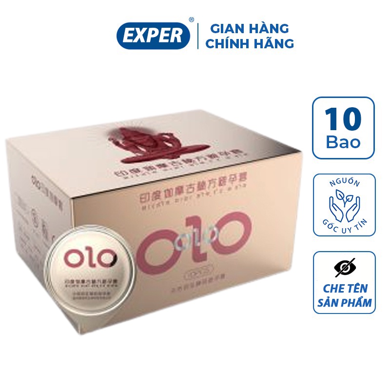 Bao cao su OLO 001 mm Ấn Độ Hồng, bcs 0.01mm gân gai siêu mỏng kéo dài thời gian quan hệ