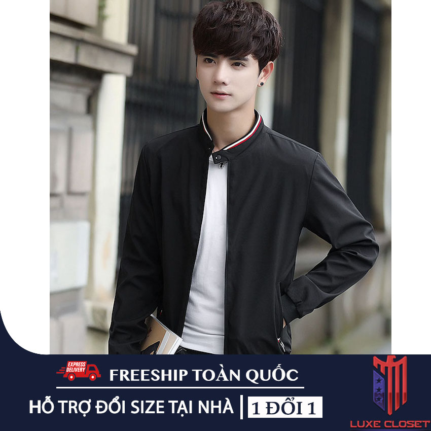 [HCM]Áo khoác nam dù cổ trụ phong cách Hàn Quốc cực đẹp - Thời Trang Havis - AKDCVN003