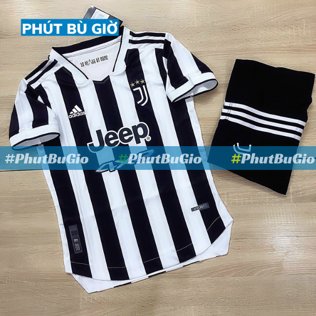 [CAO CẤP] Bộ Quần Áo Đá Banh Bóng Đá CLB JUVE Mùa 2021 Chất POLYESTER Chuẩn Thi Đấu - Phút Bù Giờ Sports