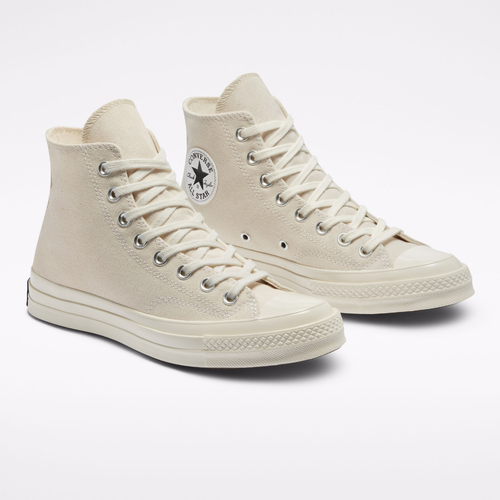 Giày Converse 1970s Chuck Natural cao cổ màu trắng kem