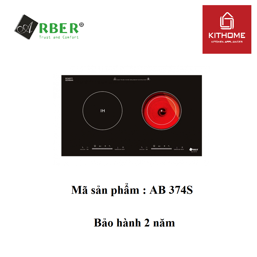 Bếp hỗn hợp ab 374s