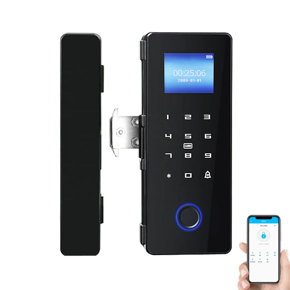 Khóa vân tay cửa kính G8