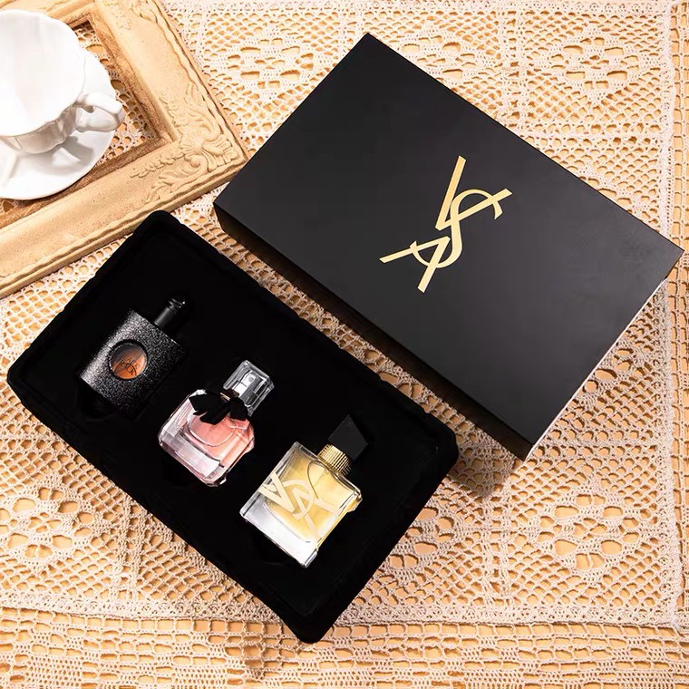 SET 3 Chai Nước Hoa hương thơm ngọt ngào sang trọng Nhẹ Nhàng Lôi Cuốn/ Có tách set