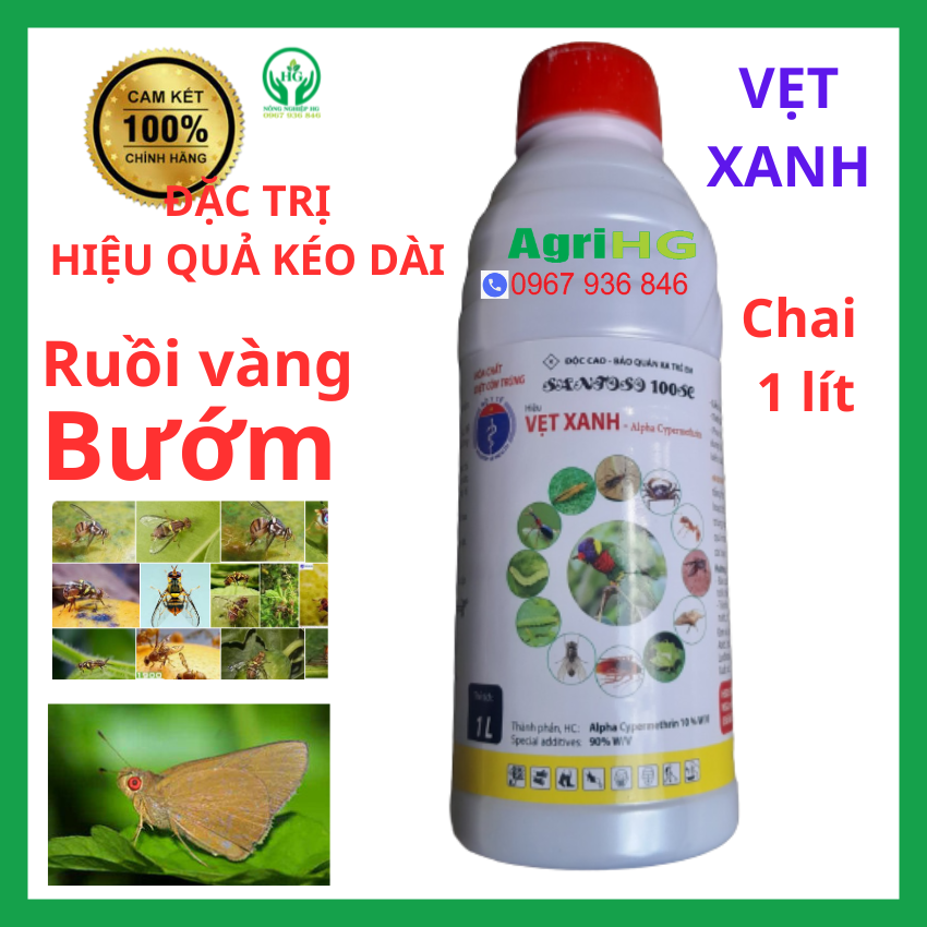 Đặc trừ ruồi vàng bướm sâu rầy rệpbọ trĩ bọ cánh cam Hiệu Vẹt Xanh Chai 1 lít thuốc trừ sâu côn trùng tổng hợp thuốc diệt trừ ruồi vàng cao thuốc trừ bướm mắt đỏ hại cam caoNông Nghiệp HG