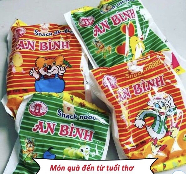 Quà tặng kèm - 1 gói mì tôm trẻ em an binh đậm vị ngon - trở về tuổi thơ