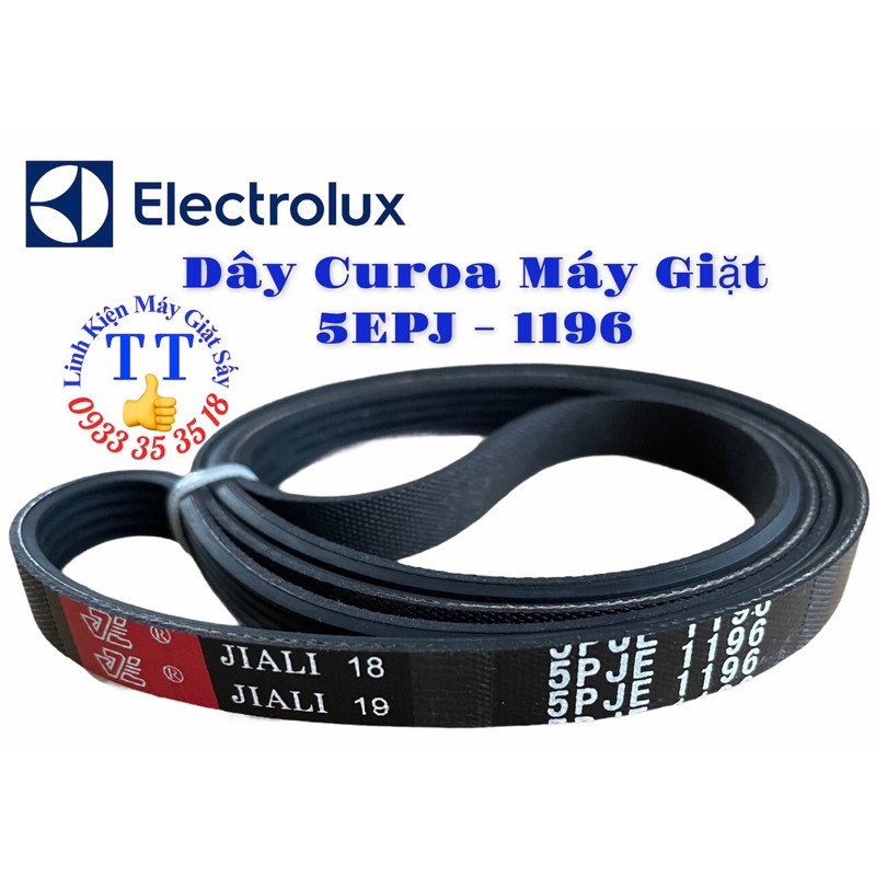[HCM]Dây Curoa 1196 - 5rãnh  máy giặt Electroluc 10741 - 10751 - 10932 ...