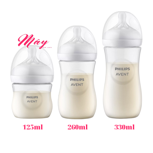 Núm tùy chọn Bình sữa Philips AVENT Natural 125-260-330ml mẫu mới