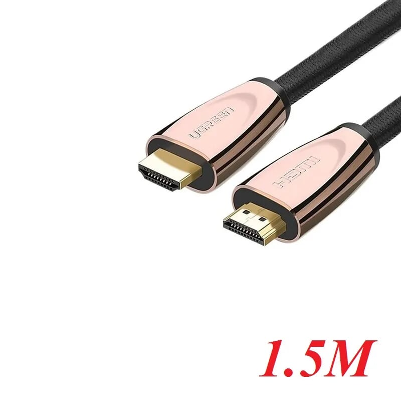 Ugreen 30602 1.5m cáp hdmi 2.0 hỗ trợ 3d 4k ethernet vỏ nilon bện hd110