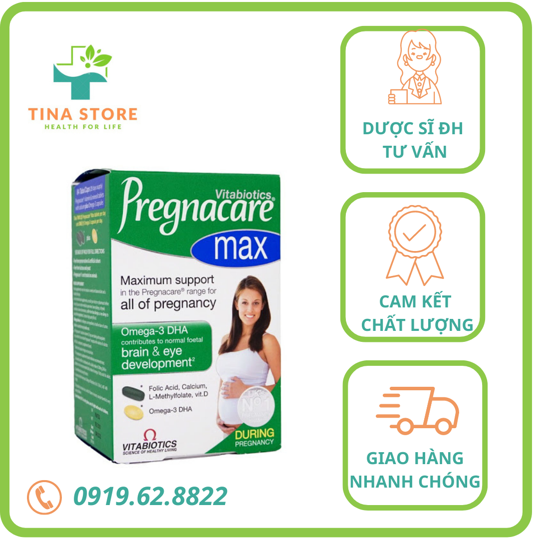 Vitamin bầu Pregnacare max 84 viên