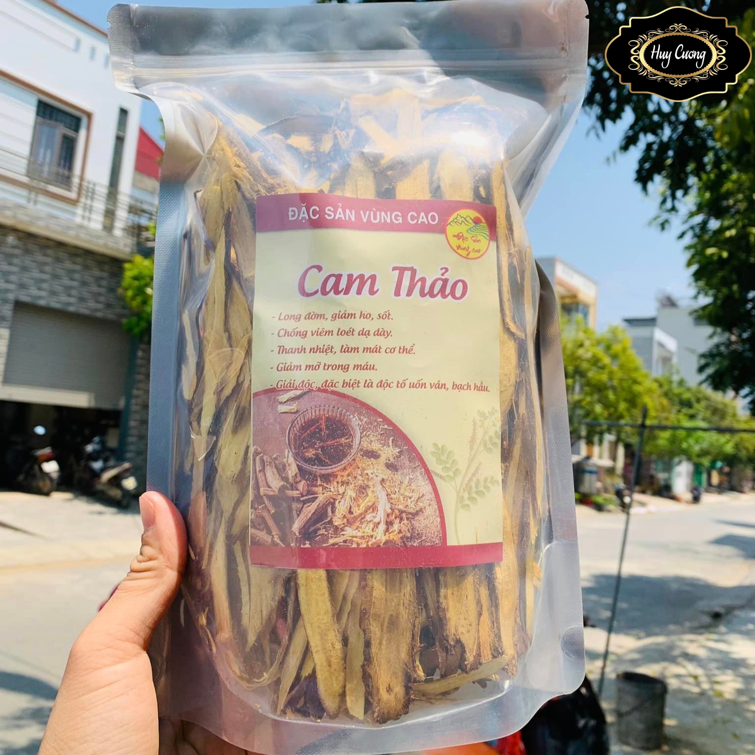 Cam thảo khô thái lát loại 1 . Trà cam thảo bắc giúp thanh nhiệt giải độc, giảm ho, hạ sốt