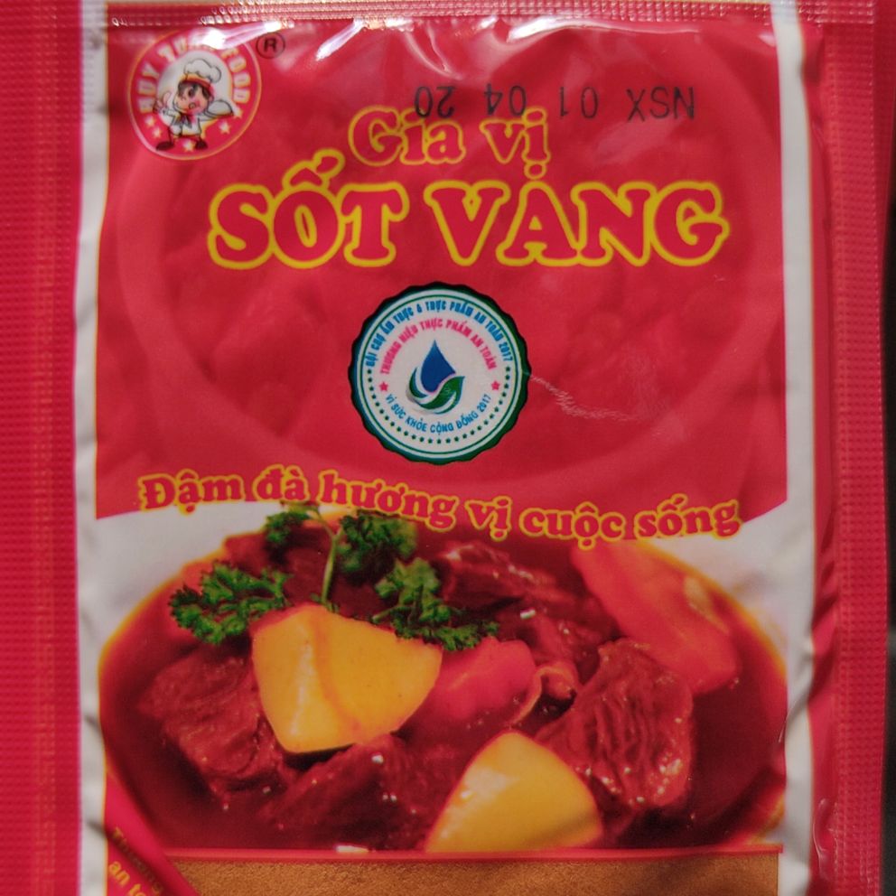 10 gói bột gia vị làm sốt vang