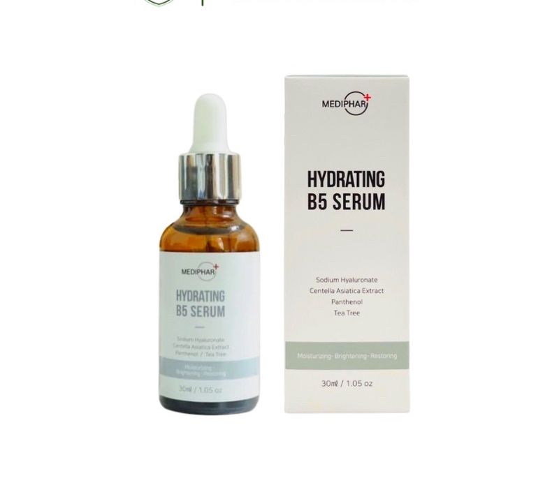 Serum Tinh Chất Dưỡng Trắng, Phục Hồi Da Cấp Âm, Mờ Nám Mediphar+Hydrating B5 30ml