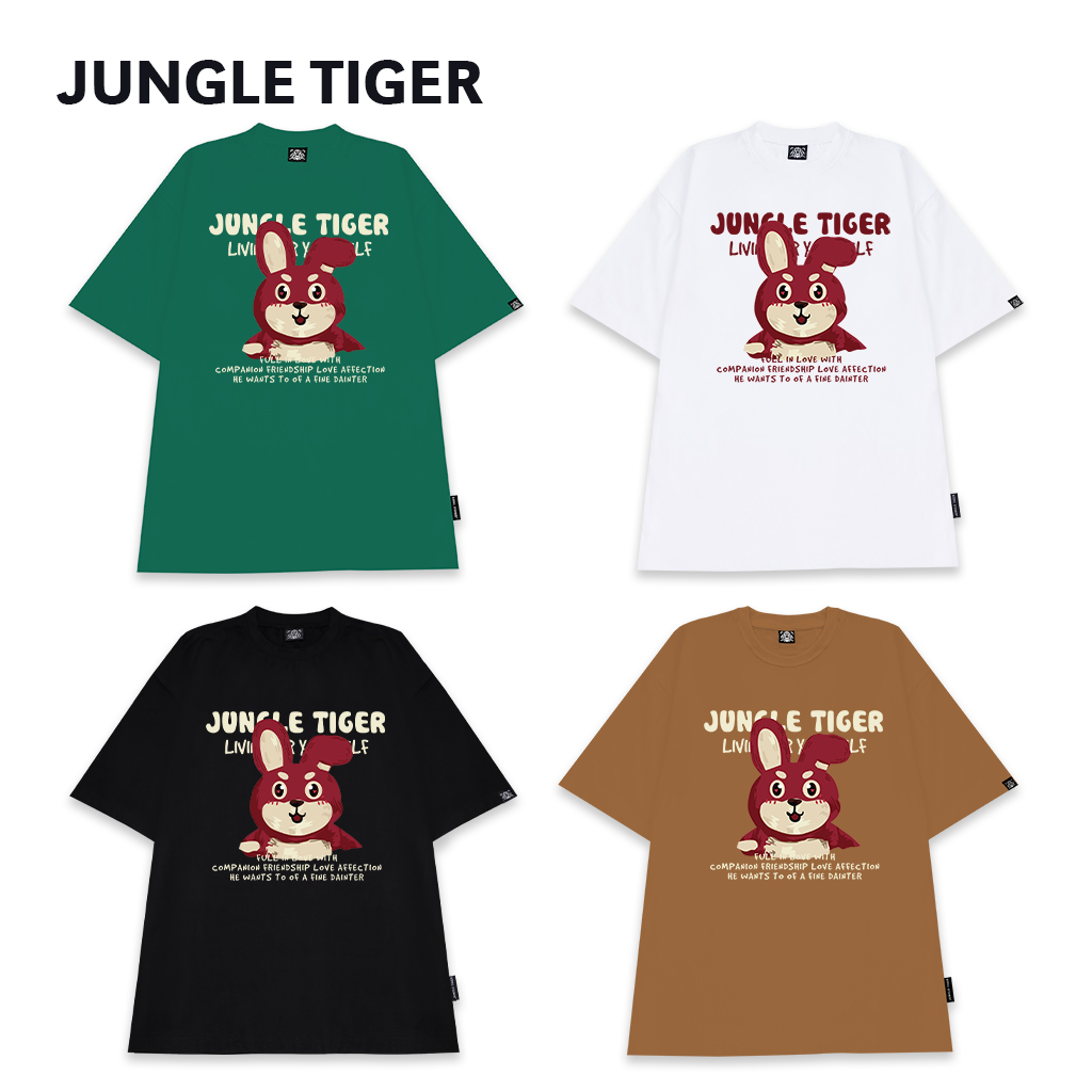 Áo thun localbrand unisex nam nữ jungle tiger basic tee - jt8324