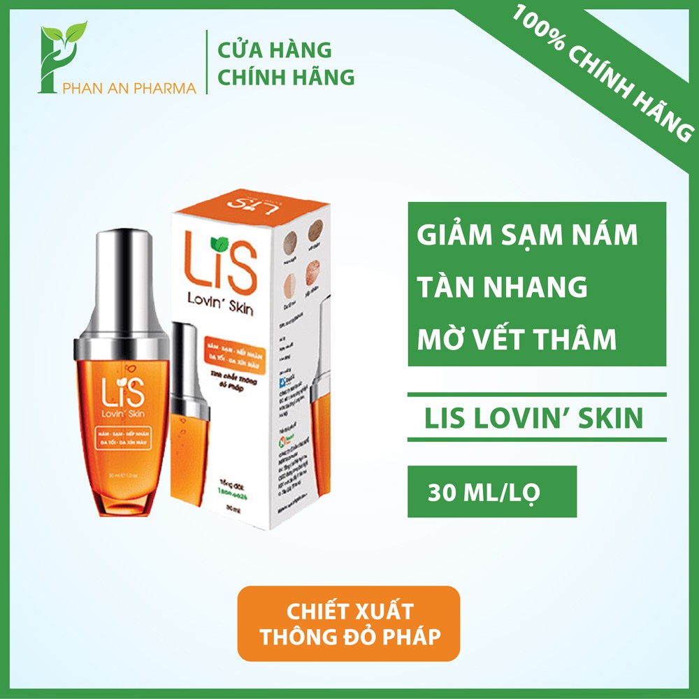LiS Lovin’ Skin cải thiện tình trạng nám sạm nếp nhăn làn da tối màu thô ráp CN97