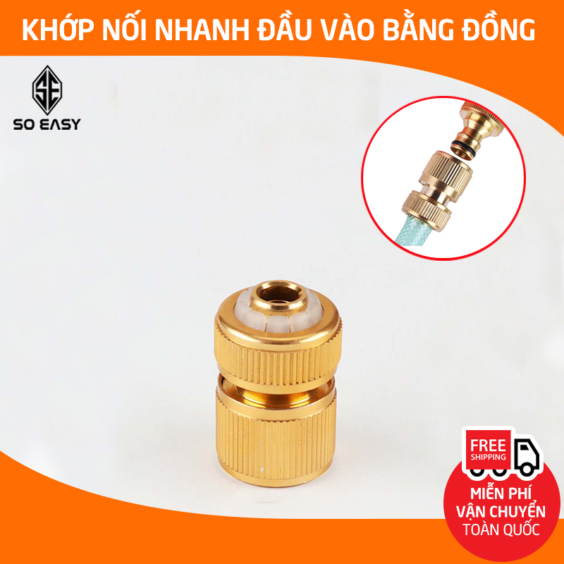 Đầu nối nhanh đầu vào cho máy rửa xe, khớp nối nhanh đầu hút nước máy bơm rửa xe, đầu cái nối nhanh máy xịt cao áp C0004-30