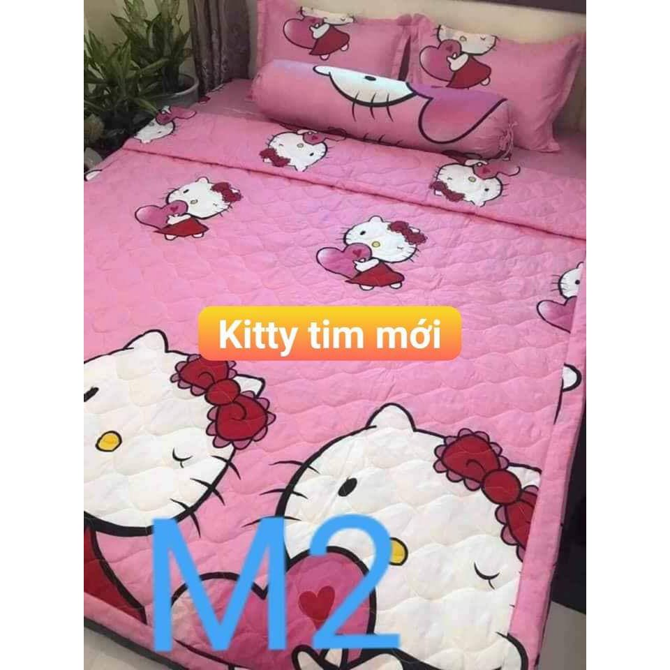 Bộ 5 Món Chăn Ga Gối Nệm Mẫu Dễ Thương Phù Hợp Cho Bé - Nệm Khánh Ngọc