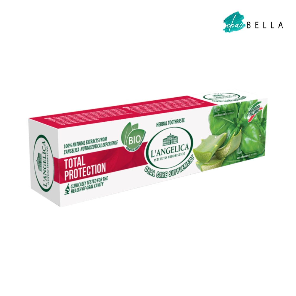 Kem Đánh Răng Thảo Dược Chăm Sóc Răng Toàn Diện L'angelica ToothpasteTotal Protection 75ml - chaobella