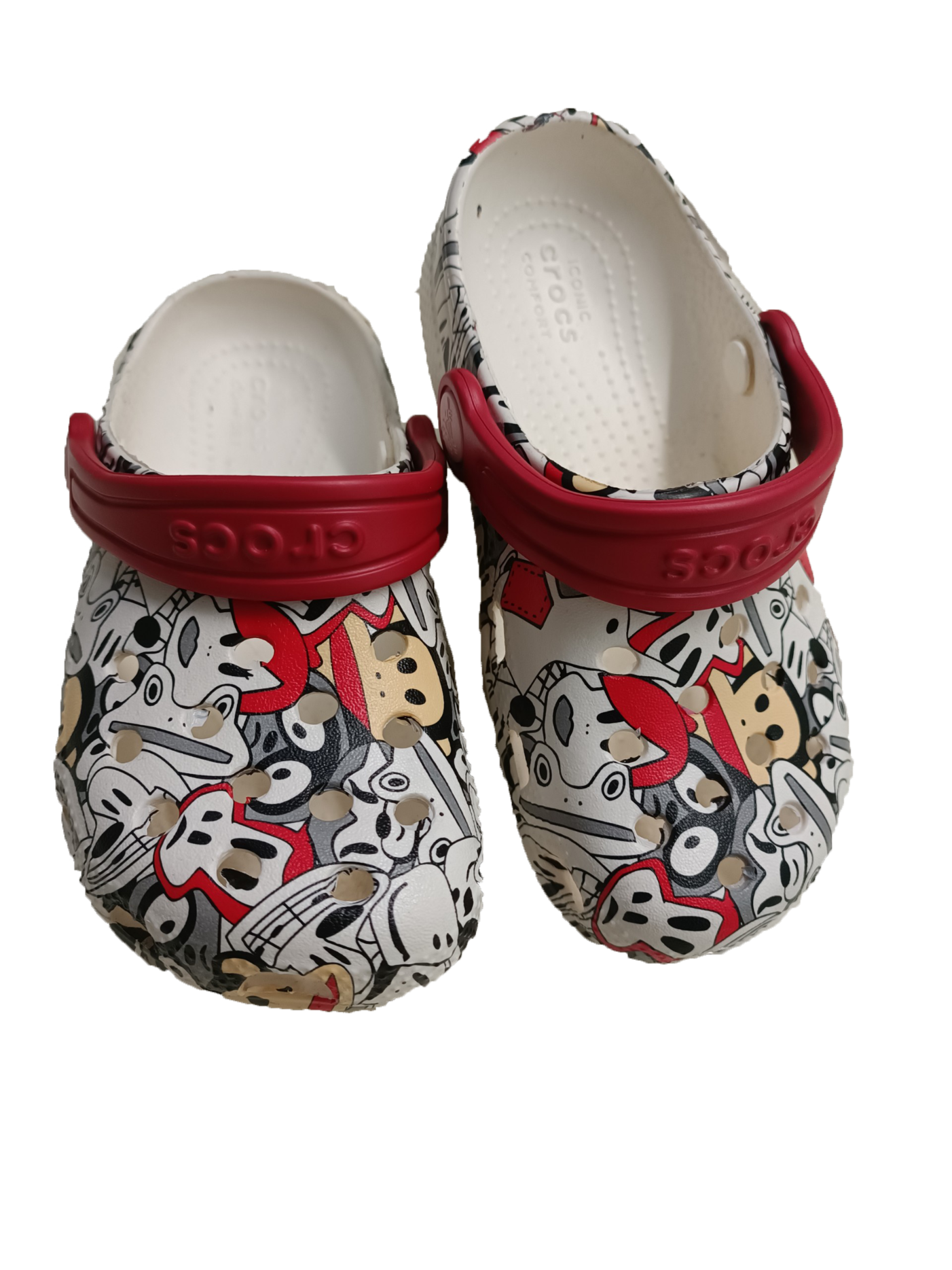 Dép Crocs chính hãng cho bé trai - CROCS Classic hoạ tiết | Dép Crocs cho bé trai