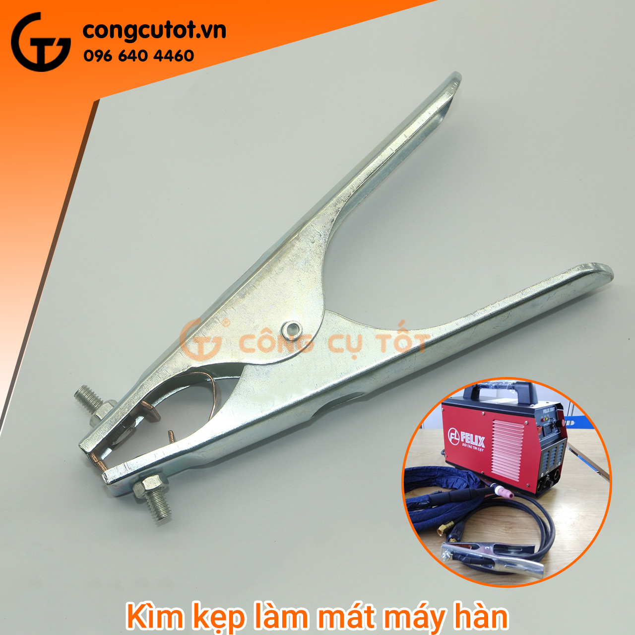 Kìm kẹp mát máy hàn 300A