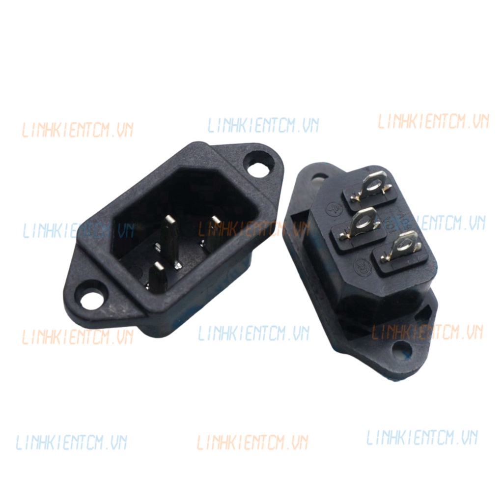 Jack nguồn ac 3 chân 10a 250ac