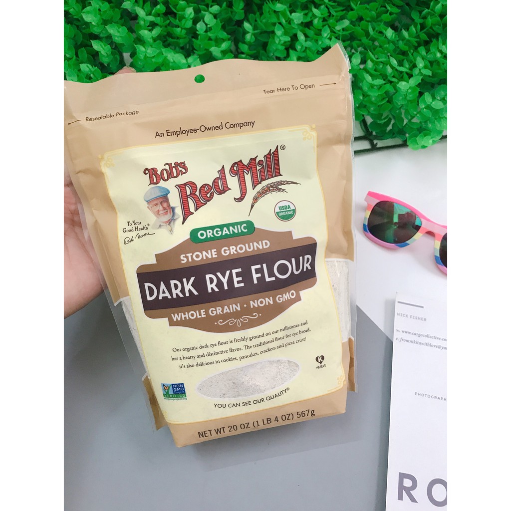 Bột mì đen Organic Dark Rye Flour 567g( HSD:2022)