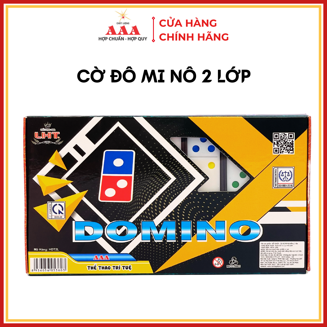 Cờ đô mi nô trắng 2 lớp 3.0 liên hiệp thành,