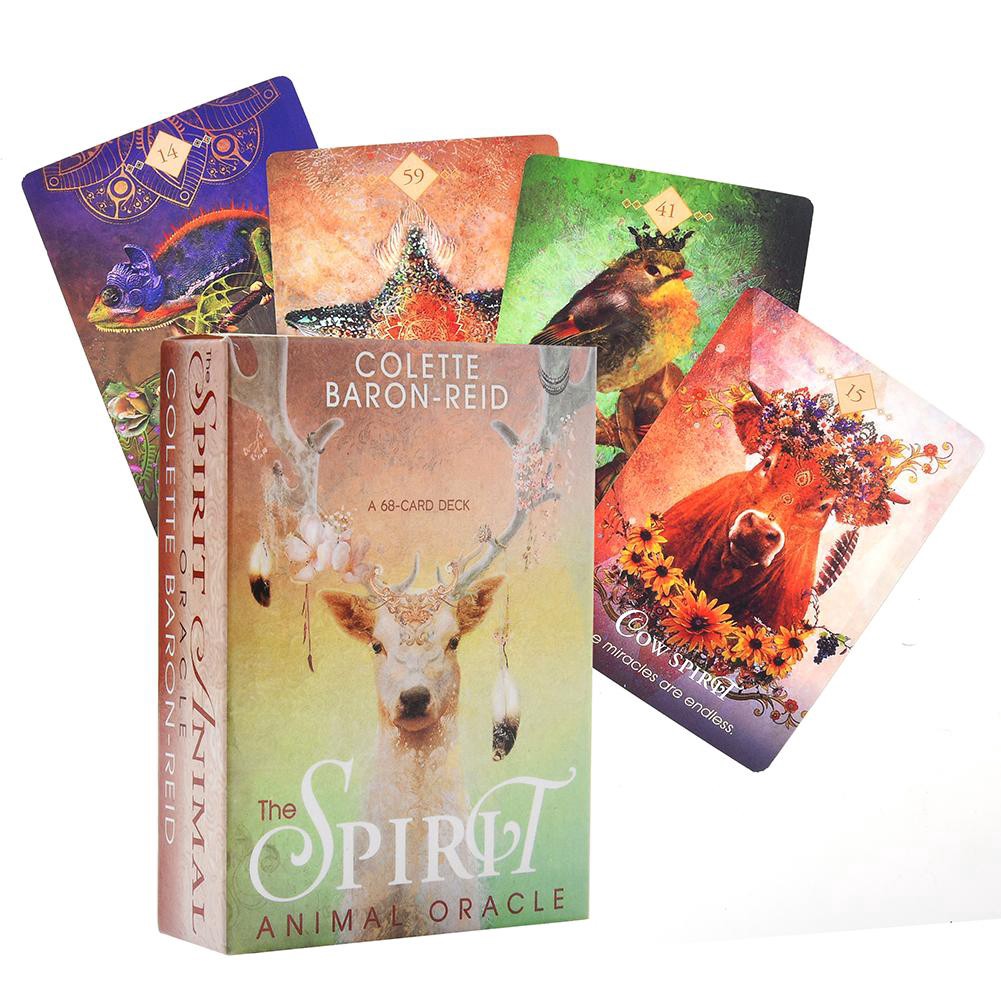 Bài Bói Tarot Oracle Spirit Animal 44 lá tiếng Anh