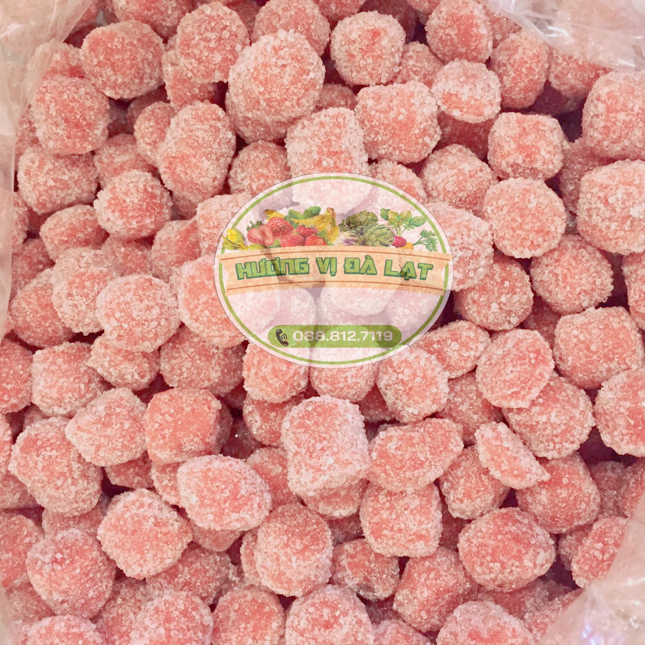 200g kẹo dâu tây - đặc sản đà lạt